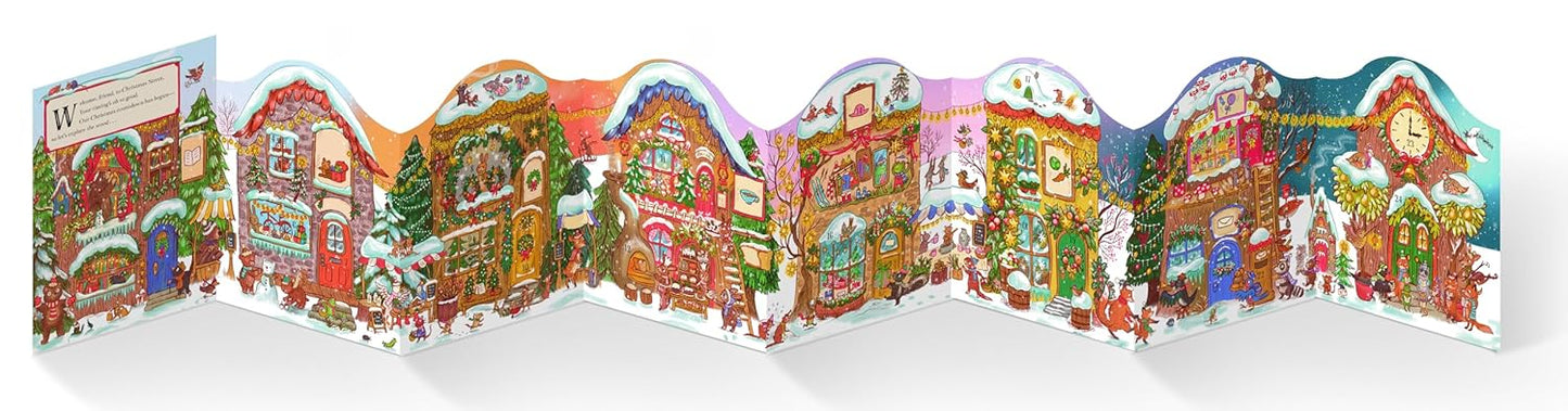 Brown Bear Wood: Christmas is Coming to Town! : A Fold-Out Christmas Village and Advent Calendar! by Rachel Piercey