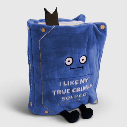 "I Like My True Crime Solved" Book Plush