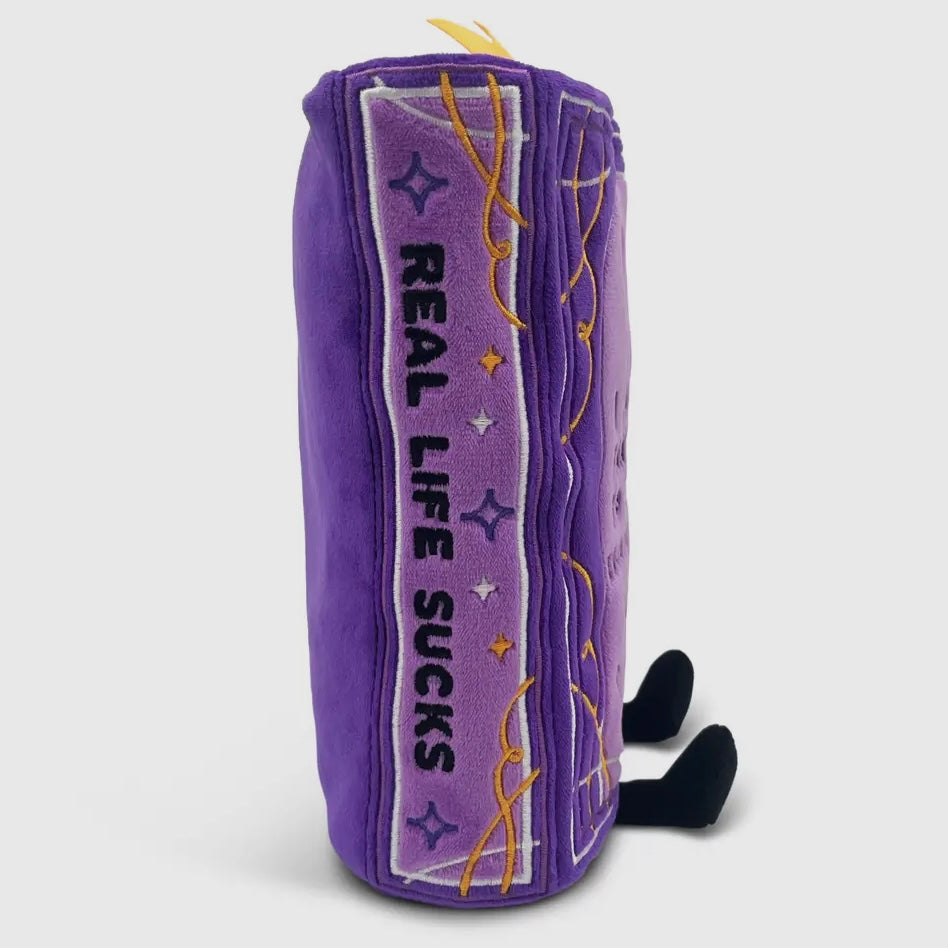 "I Like My Fantasies To Help Me Escape Reality" Book Plush