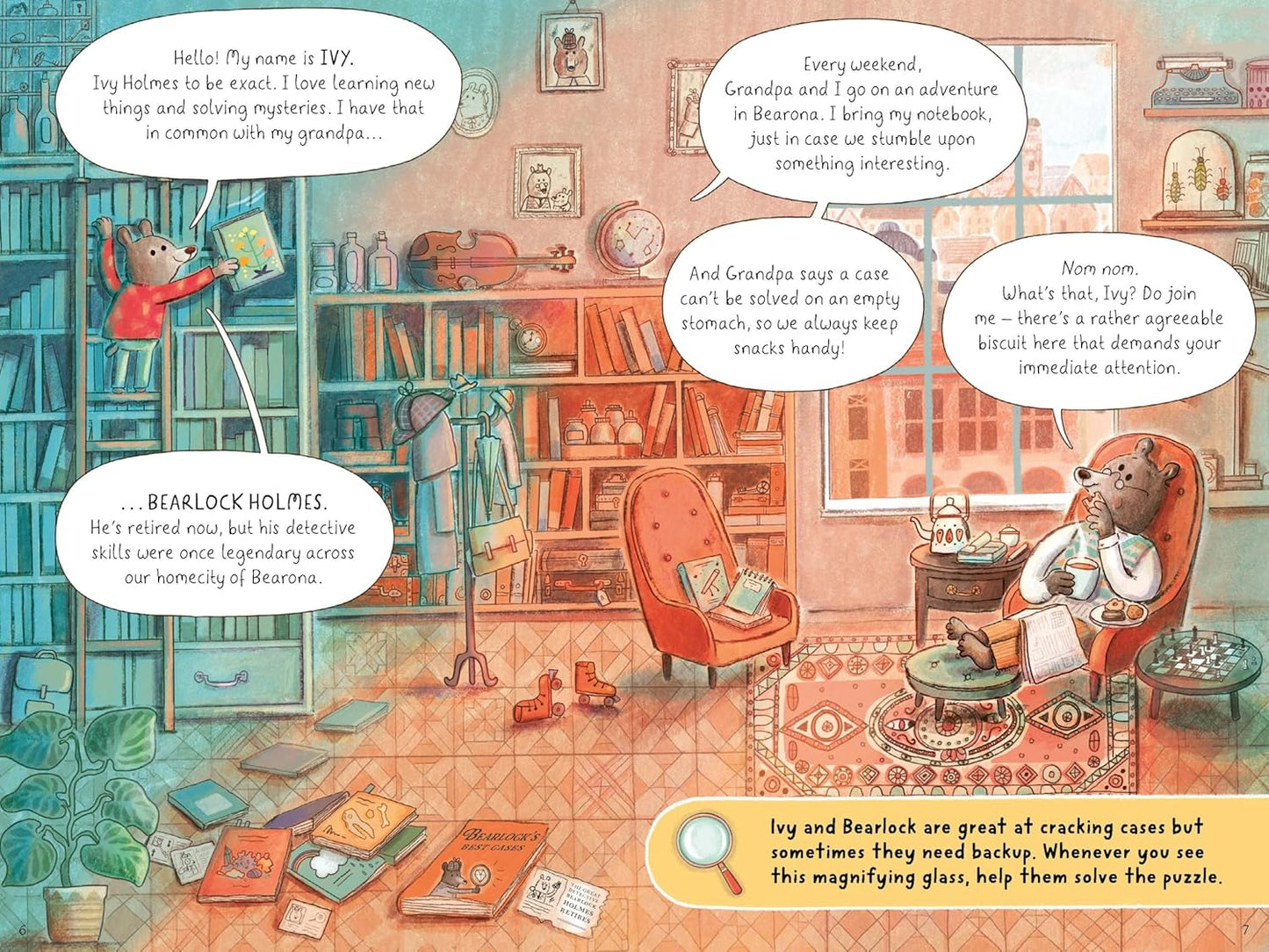 Ivy and Bearlock Holmes: The Case of the Missing Flower : 15 Puzzles for Sleuths to Solve by Kristyna Litten
