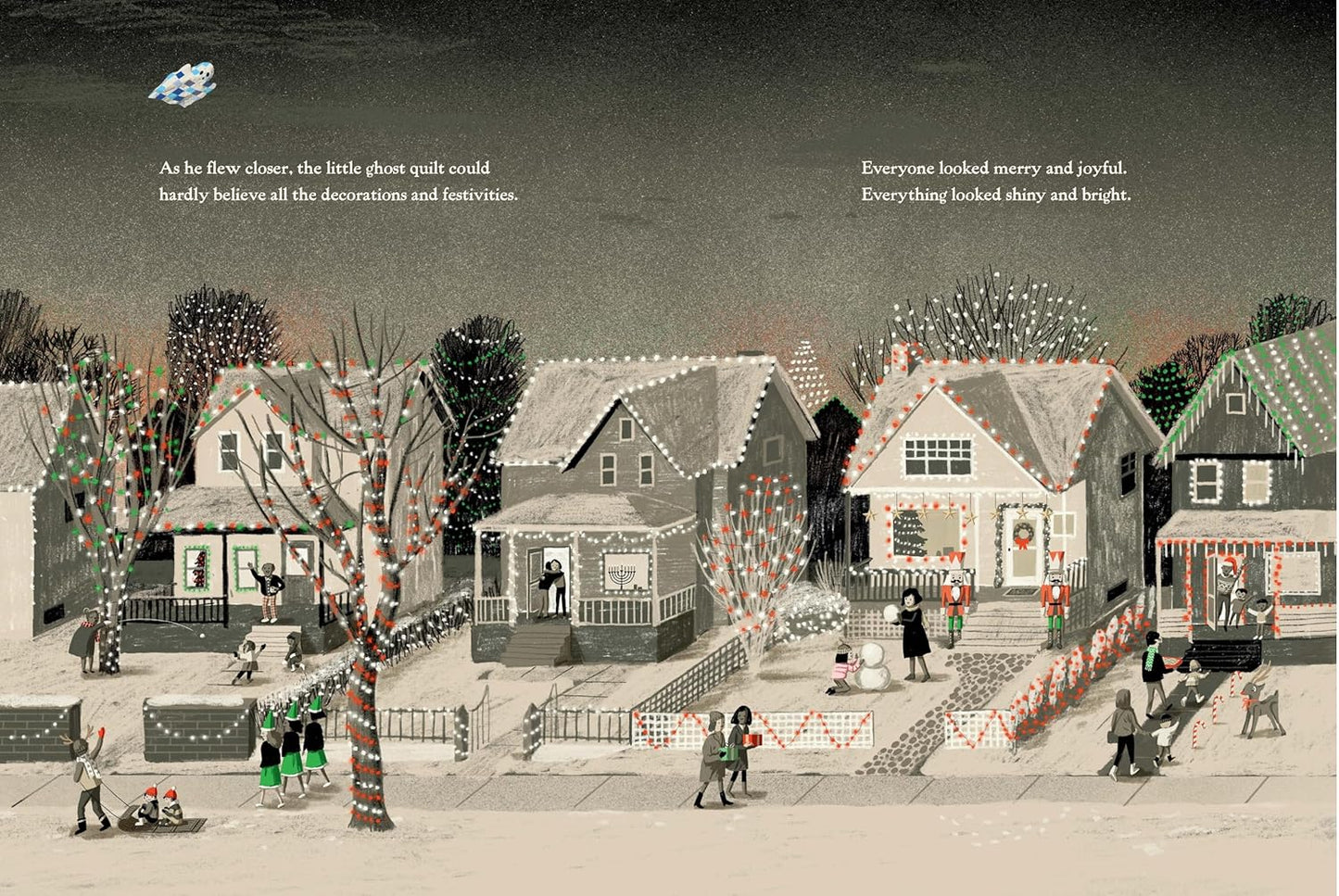 The Little Ghost Quilt's Winter Surprise by Riel Nason
